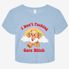 I Don't Fucking Care Bitch Graphic Baby Tee - UntamedEgo LLC.