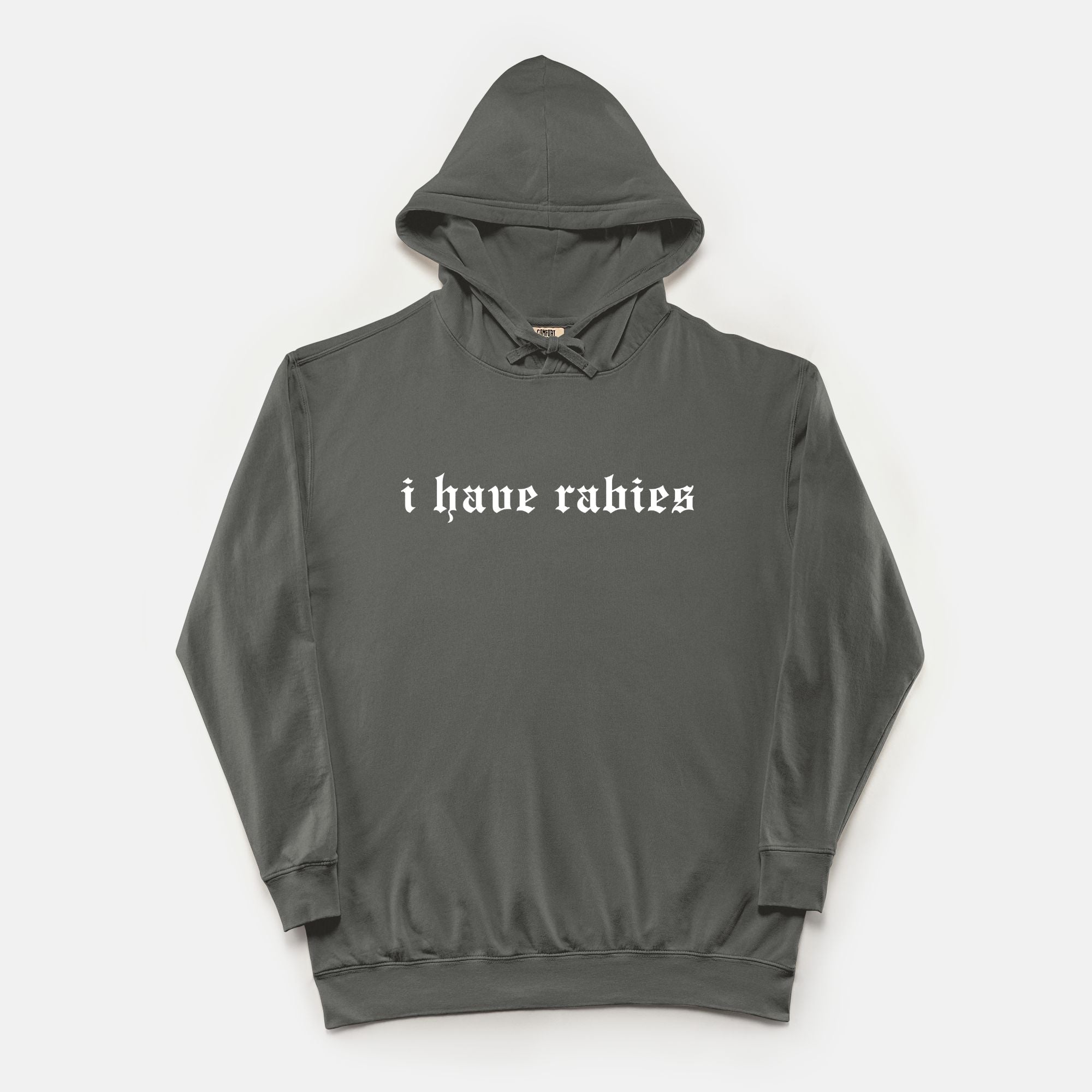 I Have Rabies Vintage Wash Hoodie - UntamedEgo LLC.