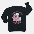 I Like My Books Spicy And Coffee Icy Crew Sweatshirt - UntamedEgo LLC.