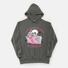 I Like My Books Spicy And Coffee Icy Vintage Wash Hoodie - UntamedEgo LLC.
