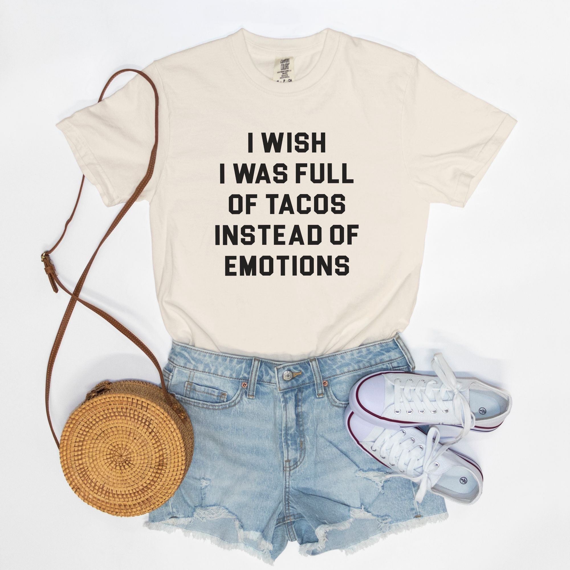 I Wish I Was Full Of Tacos Instead Of Emotions Tee - UntamedEgo LLC.