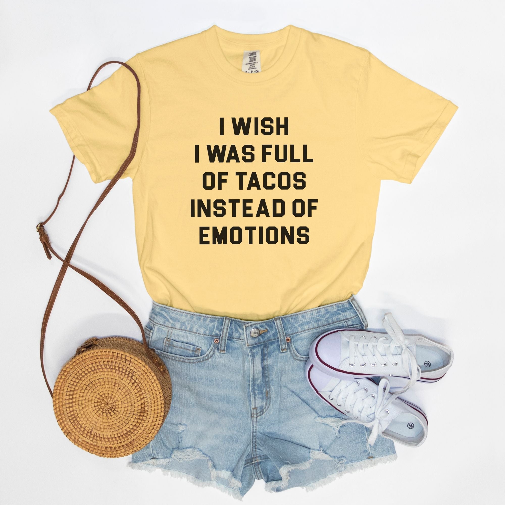 I Wish I Was Full Of Tacos Instead Of Emotions Tee - UntamedEgo LLC.