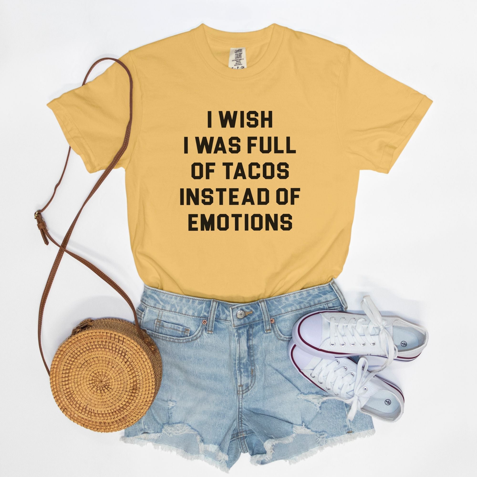 I Wish I Was Full Of Tacos Instead Of Emotions Tee - UntamedEgo LLC.