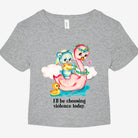 I'll Be Choosing Violence Today Graphic Baby Tee - UntamedEgo LLC.