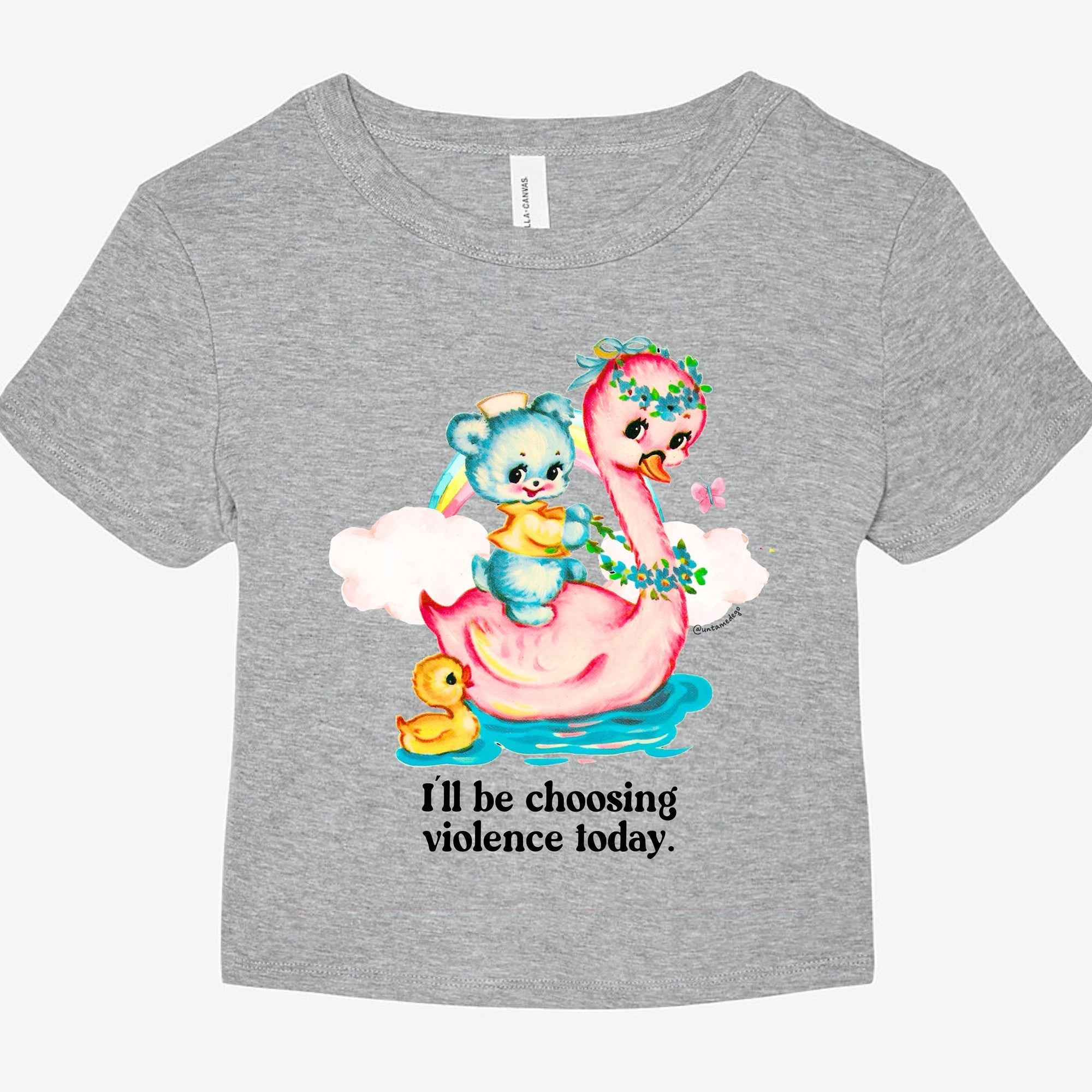 I'll Be Choosing Violence Today Graphic Baby Tee - UntamedEgo LLC.