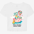 I'll Be Choosing Violence Today Graphic Baby Tee - UntamedEgo LLC.