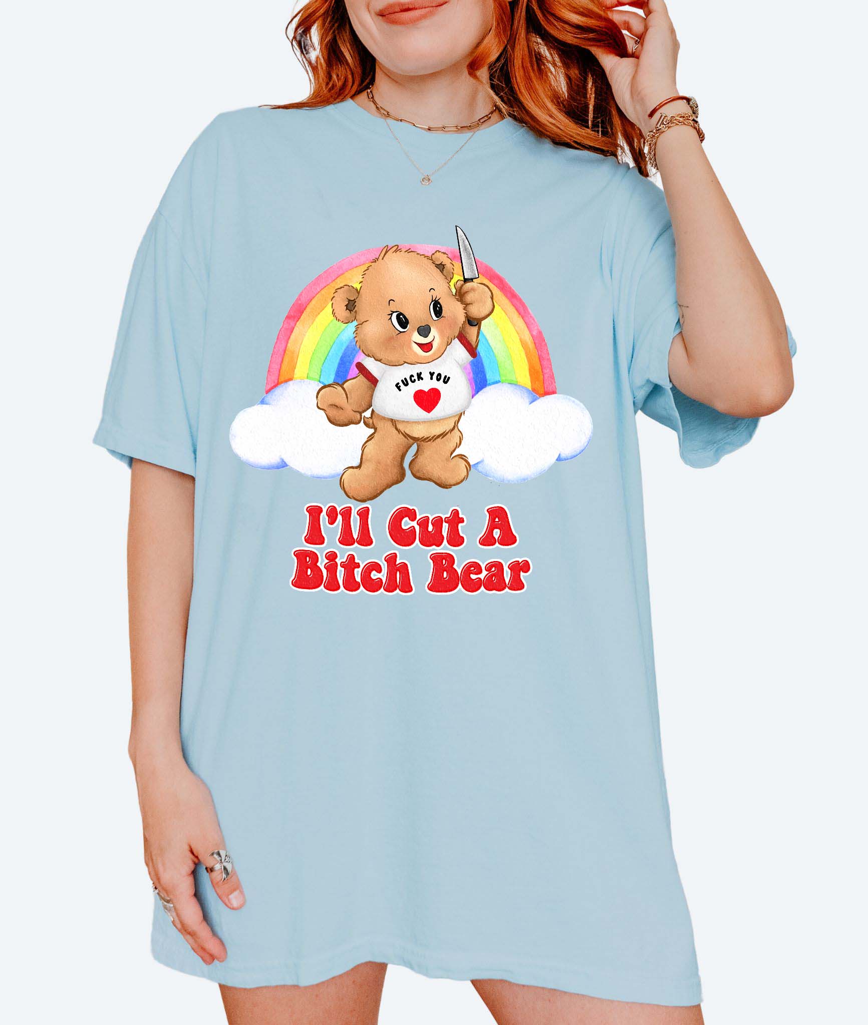 I'll Cut A Bitch Bear Tee - UntamedEgo LLC.