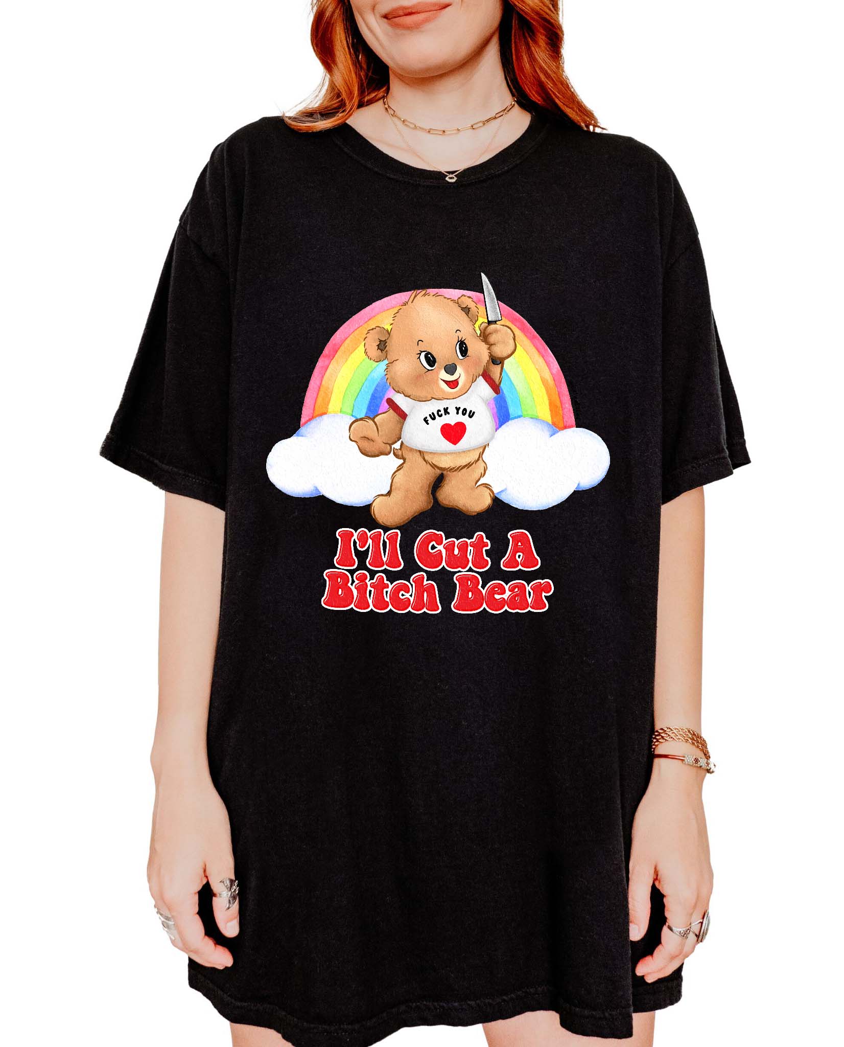 I'll Cut A Bitch Bear Tee - UntamedEgo LLC.
