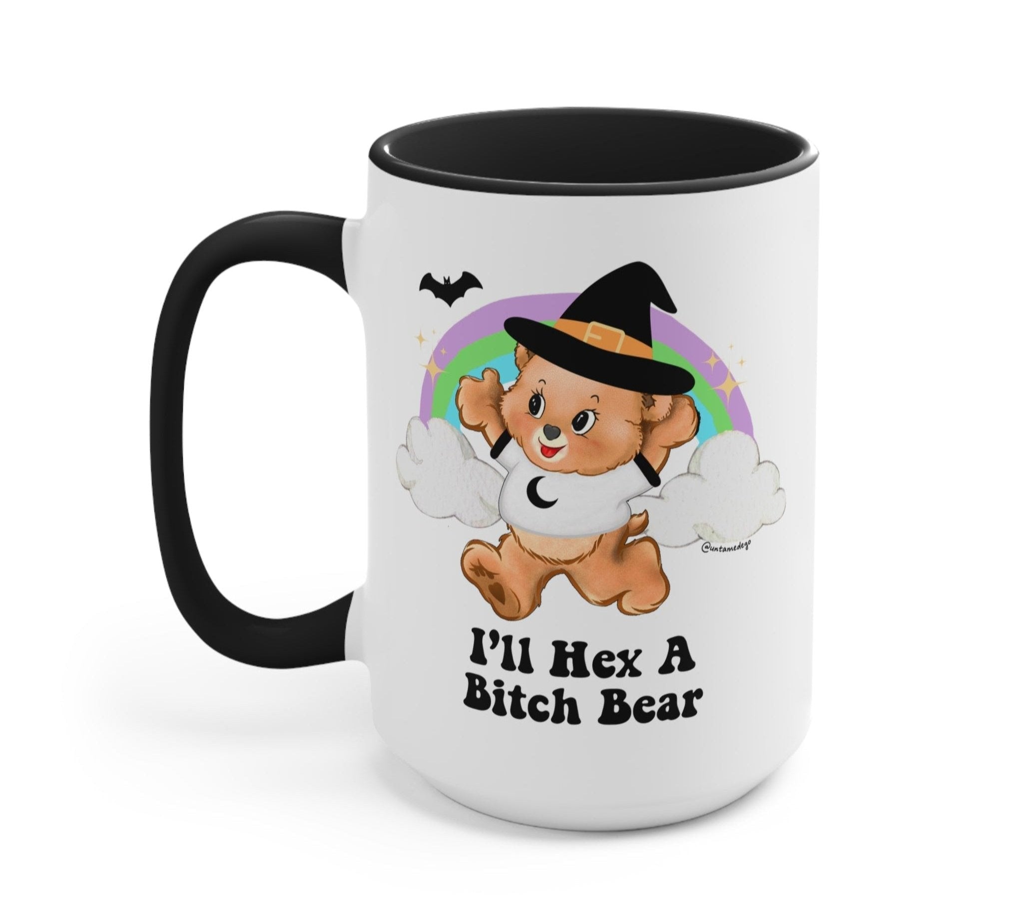I'll Hex A Bitch Bear Lolly The Bear Halloween Mug - UntamedEgo LLC.