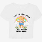 I'm Not The Bigger Person I Will Hit You With A Chair Graphic Baby Tee - UntamedEgo LLC.