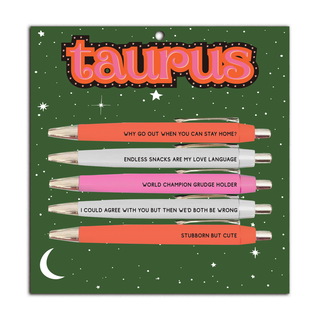 Taurus Pen Set by