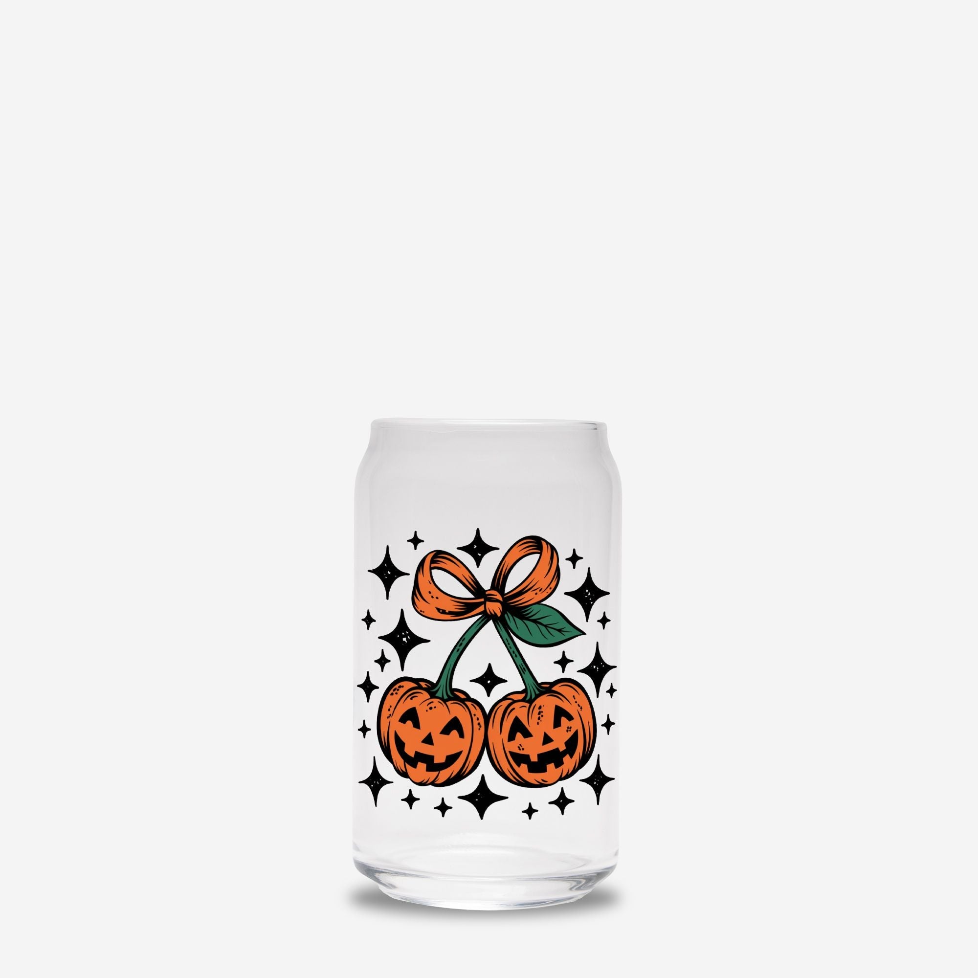 Jack O’Lantern Duo Glass Can Tumbler - UntamedEgo LLC.