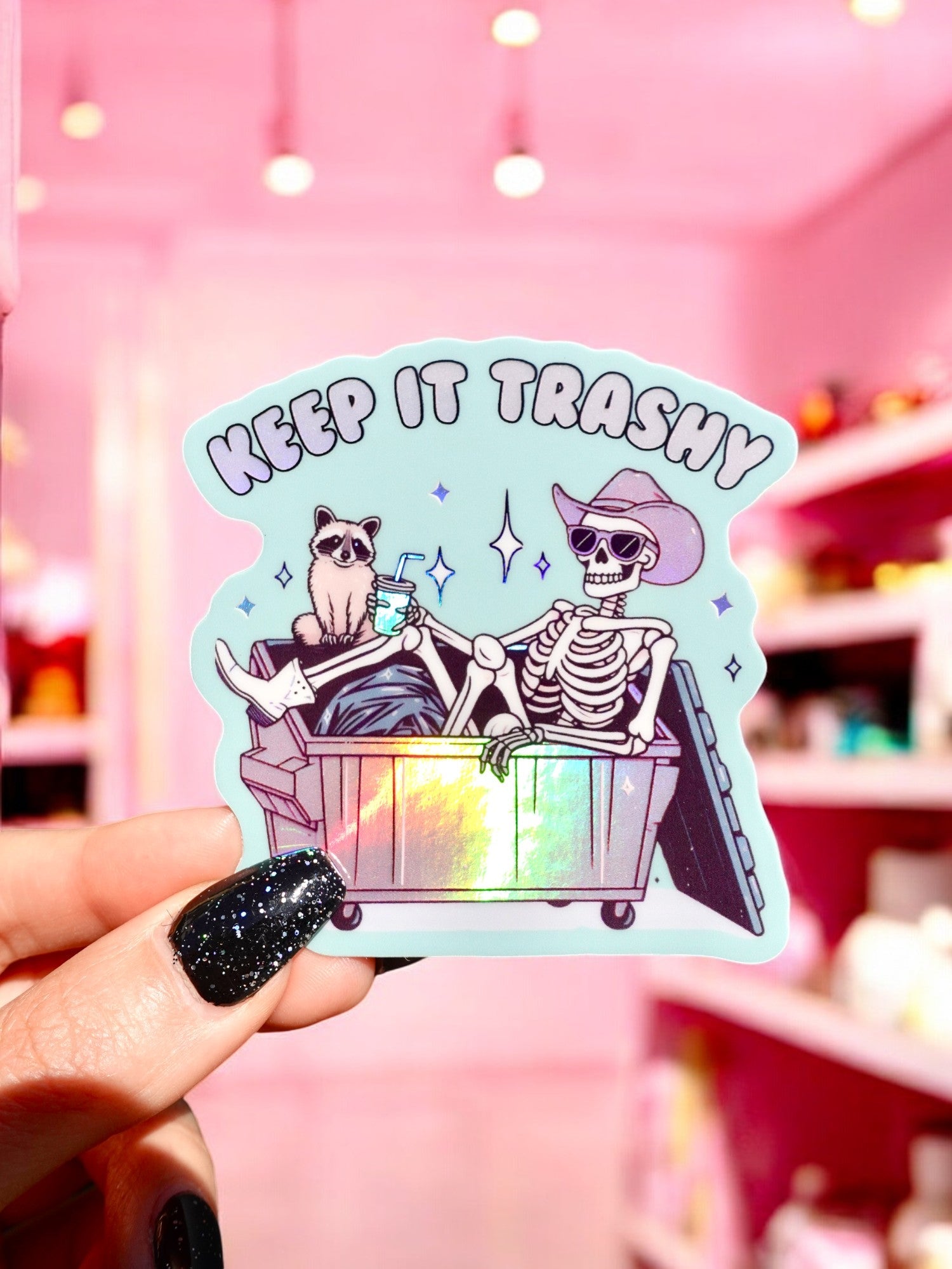 Keep It Trashy Sticker - UntamedEgo LLC.