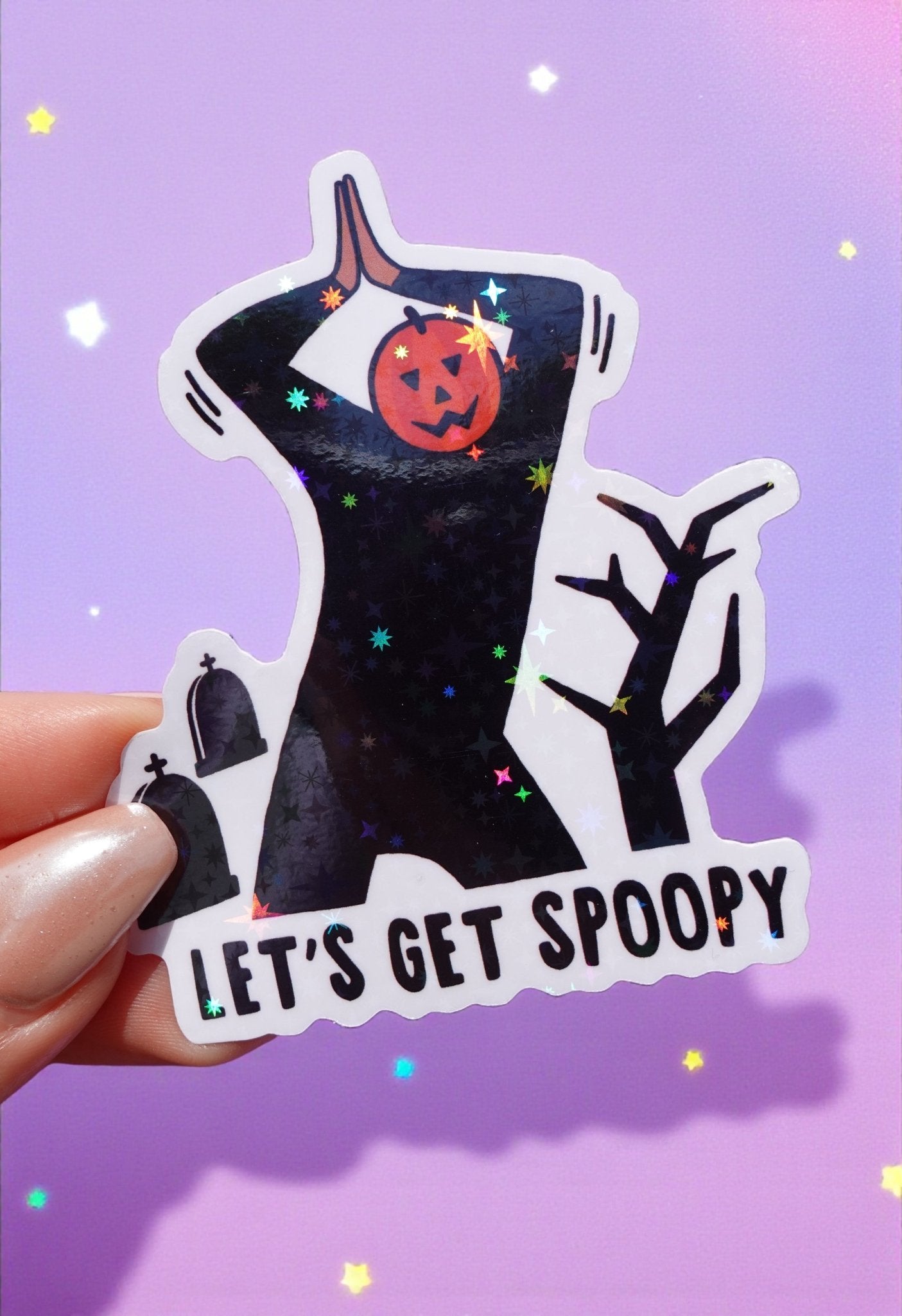 Let’s Get Spoopy Halloween Sticker - UntamedEgo LLC.