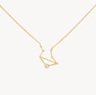 Libra Zodiac 14k Gold Dipped Necklace - UntamedEgo LLC.