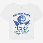 Lil Bit Of Anger Issues Graphic Baby Tee - UntamedEgo LLC.