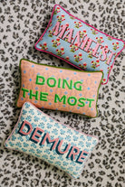Manifest Needlepoint Pillow - UntamedEgo LLC.