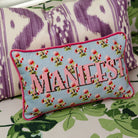 Manifest Needlepoint Pillow - UntamedEgo LLC.