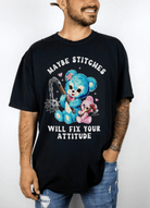 Maybe Stitches Will Fix Your Attitude Mens Tee - UntamedEgo LLC.