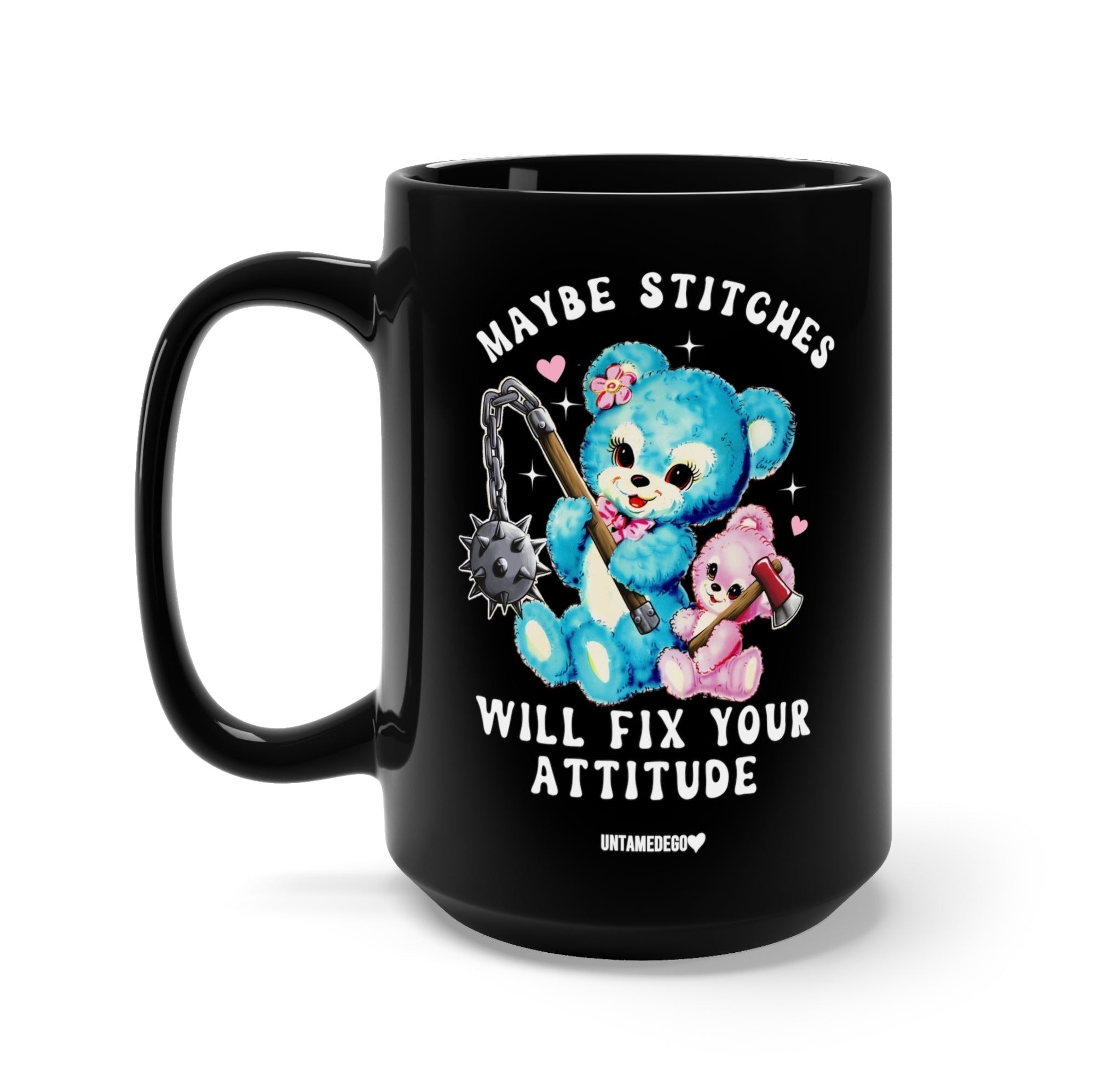 Maybe Stitches Will Fix Your Attitude Mug - UntamedEgo LLC.