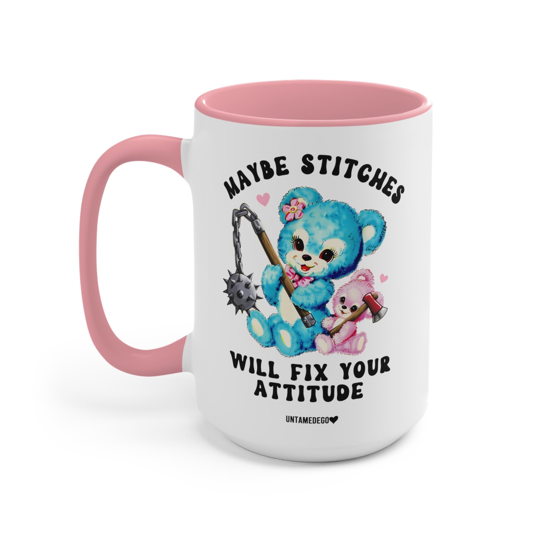 Maybe Stitches Will Fix Your Attitude Mug - UntamedEgo LLC.
