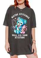 Maybe Stitches Will Fix Your Attitude Tee - UntamedEgo LLC.