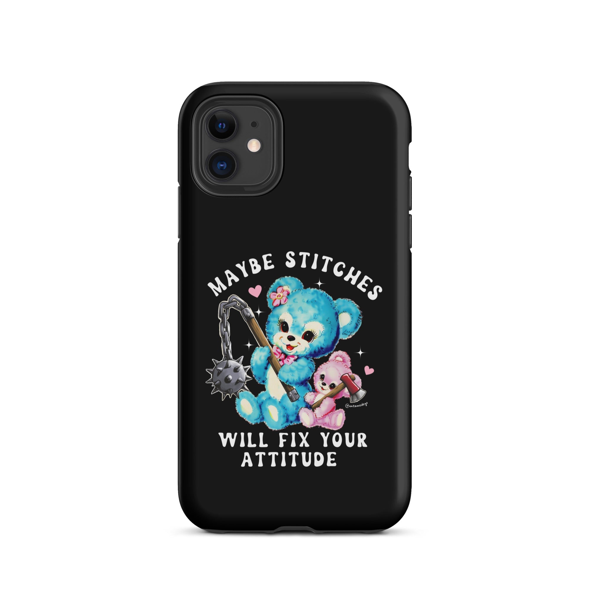 Maybe Stitches Will Fix Your Attitude Tough Case for iPhone® - UntamedEgo LLC.