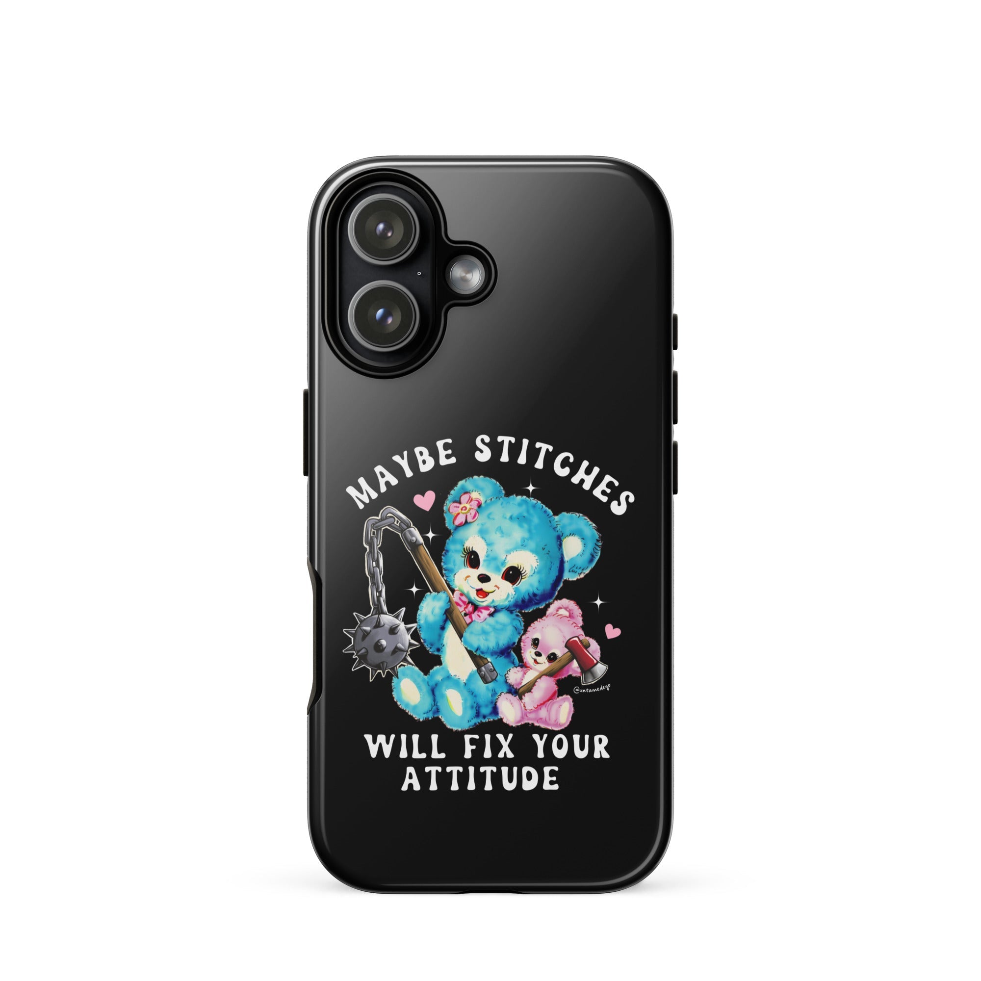 Maybe Stitches Will Fix Your Attitude Tough Case for iPhone® - UntamedEgo LLC.
