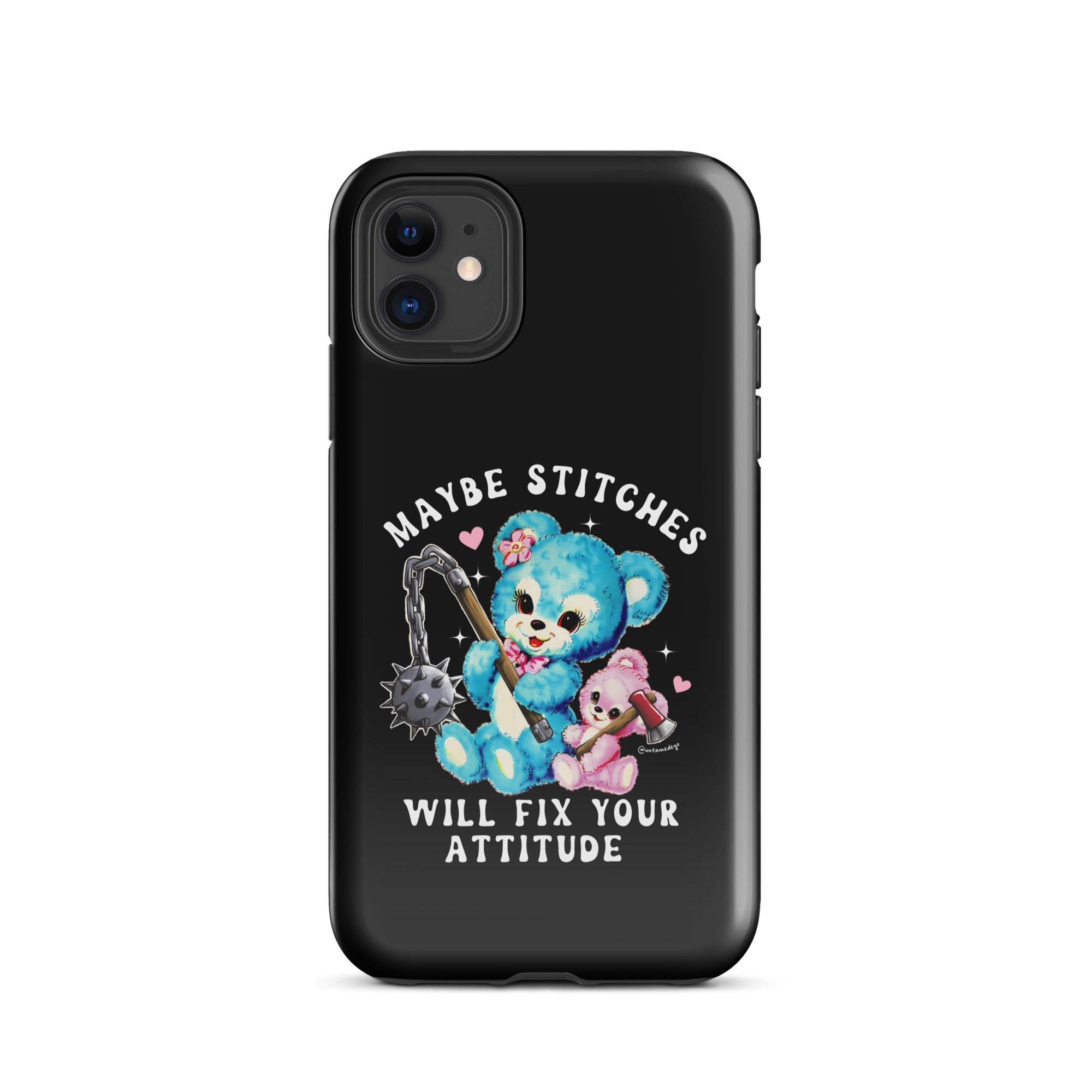 Maybe Stitches Will Fix Your Attitude Tough Case for iPhone® - UntamedEgo LLC.