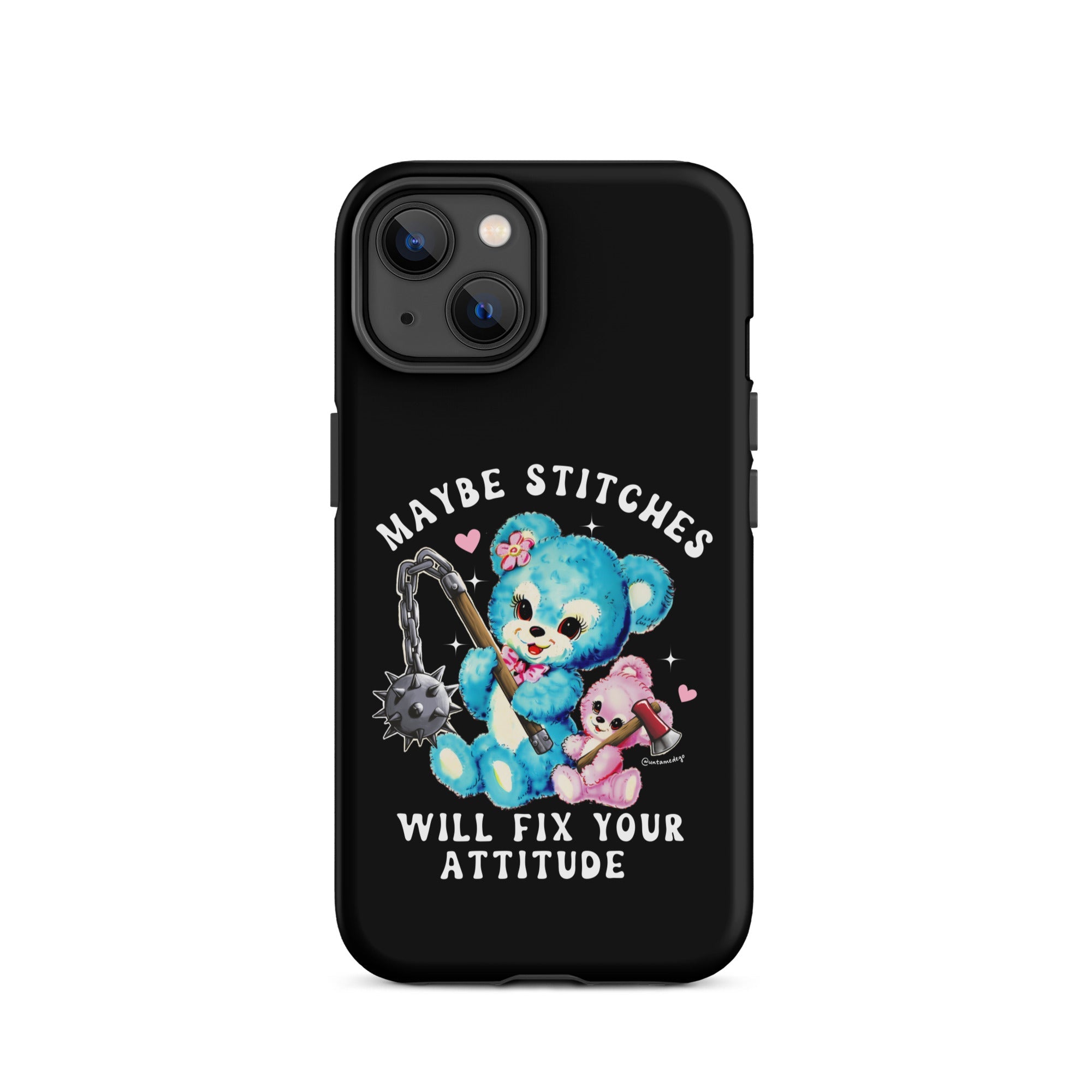 Maybe Stitches Will Fix Your Attitude Tough Case for iPhone® - UntamedEgo LLC.