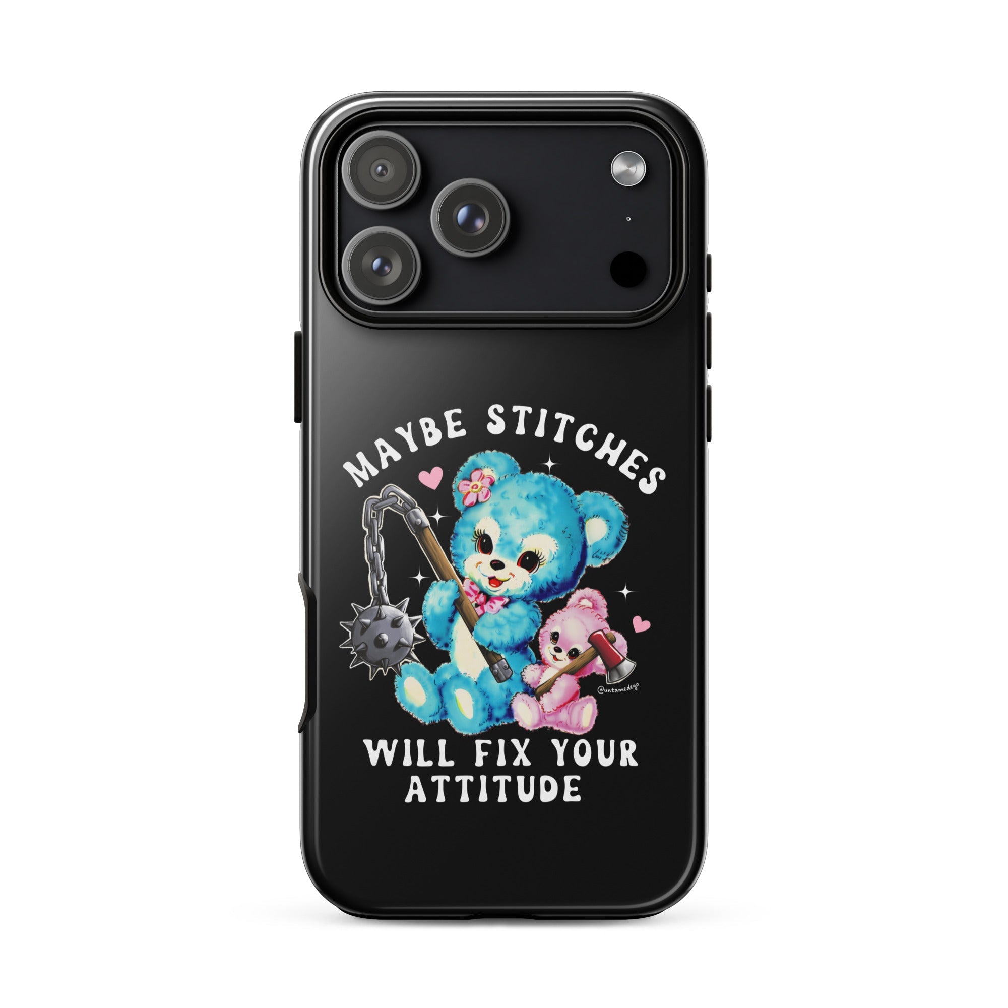 Maybe Stitches Will Fix Your Attitude Tough Case for iPhone® - UntamedEgo LLC.