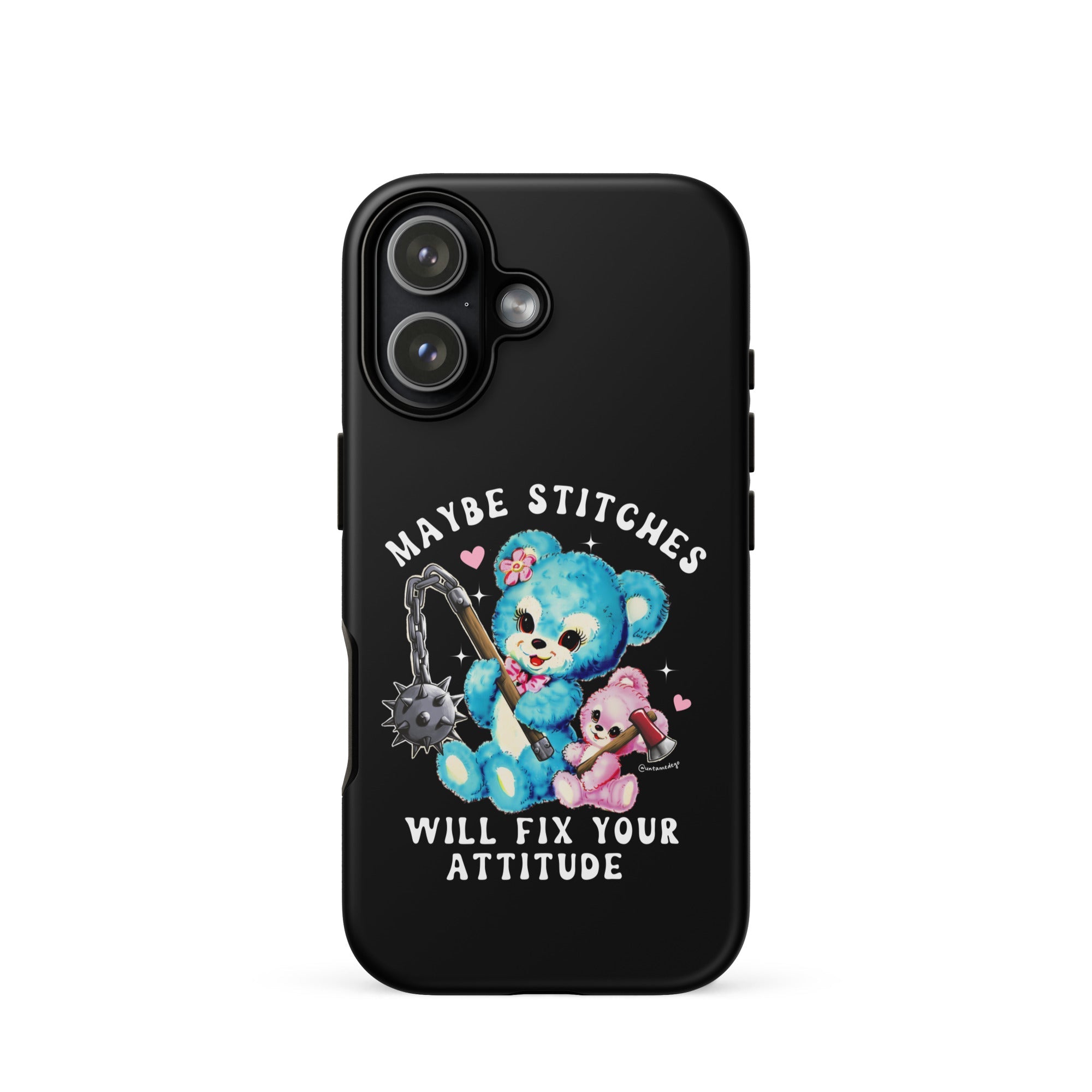 Maybe Stitches Will Fix Your Attitude Tough Case for iPhone® - UntamedEgo LLC.
