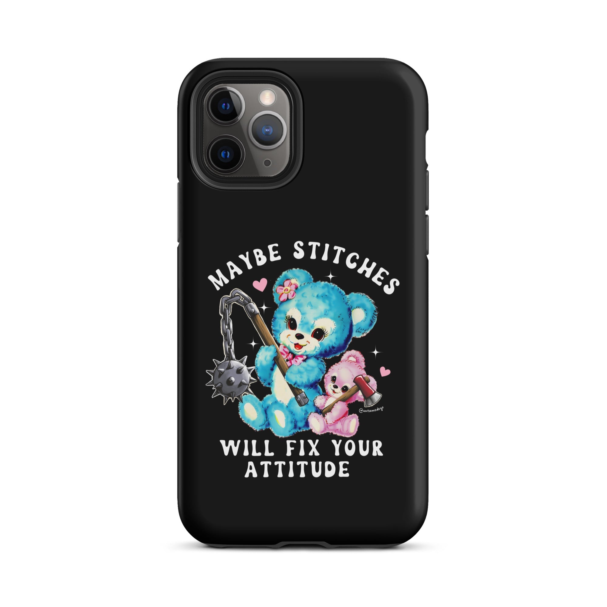 Maybe Stitches Will Fix Your Attitude Tough Case for iPhone® - UntamedEgo LLC.