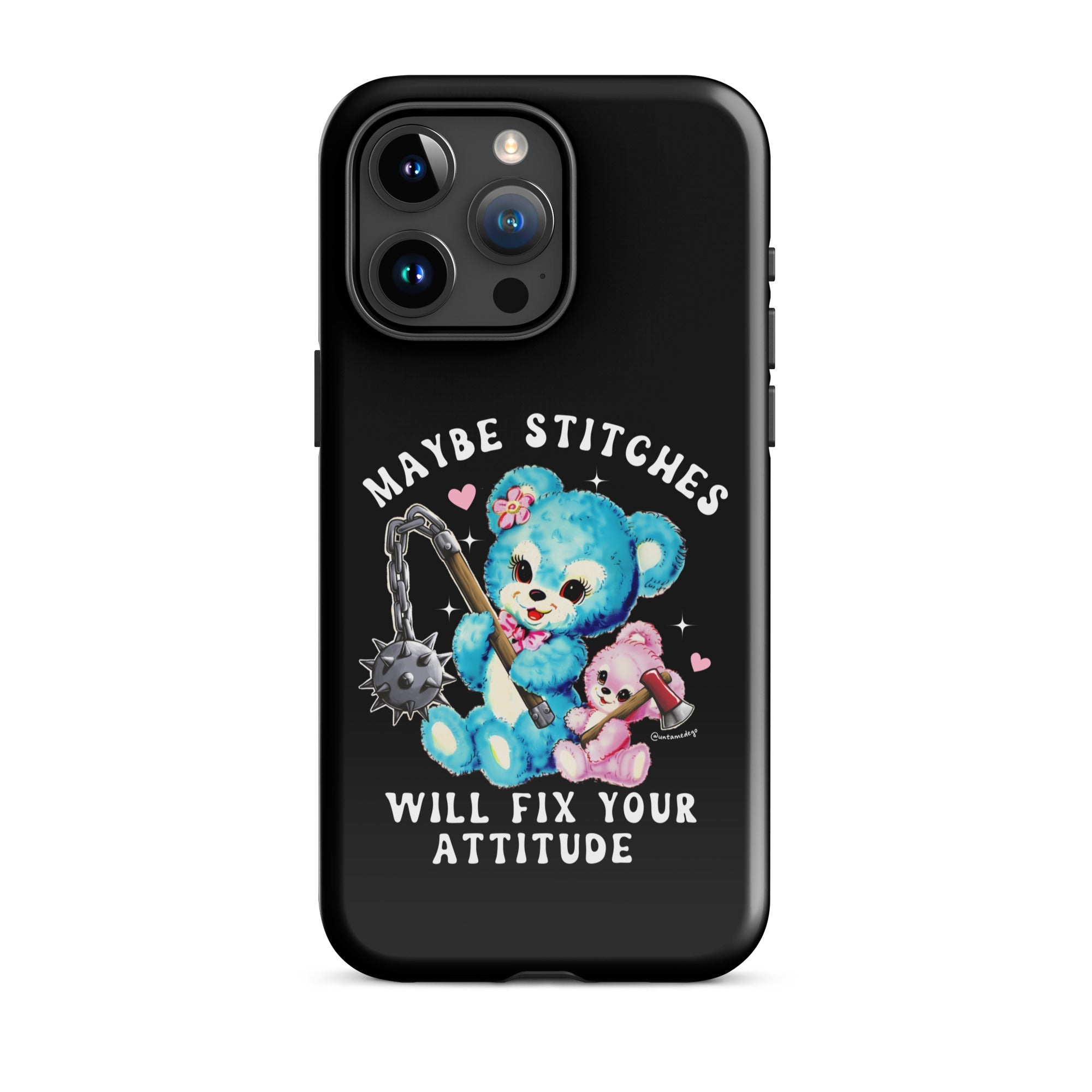Maybe Stitches Will Fix Your Attitude Tough Case for iPhone® - UntamedEgo LLC.