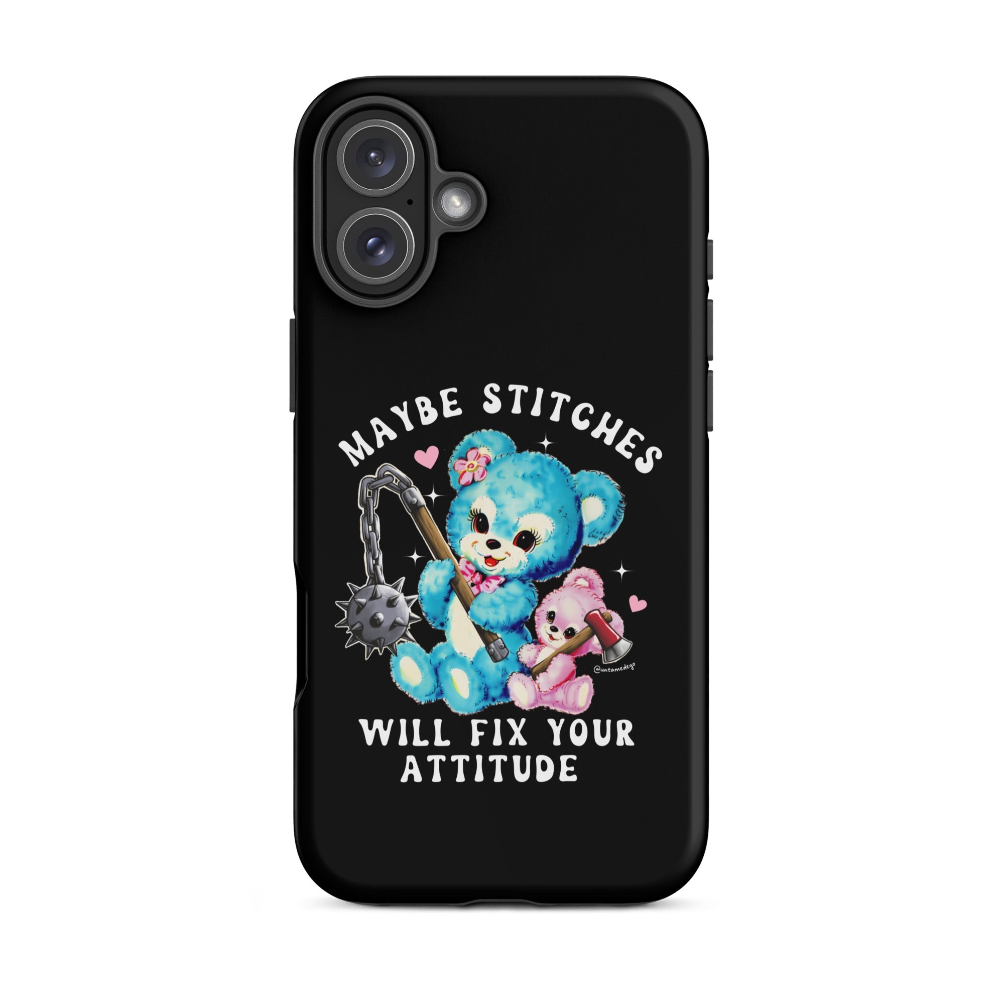 Maybe Stitches Will Fix Your Attitude Tough Case for iPhone® - UntamedEgo LLC.