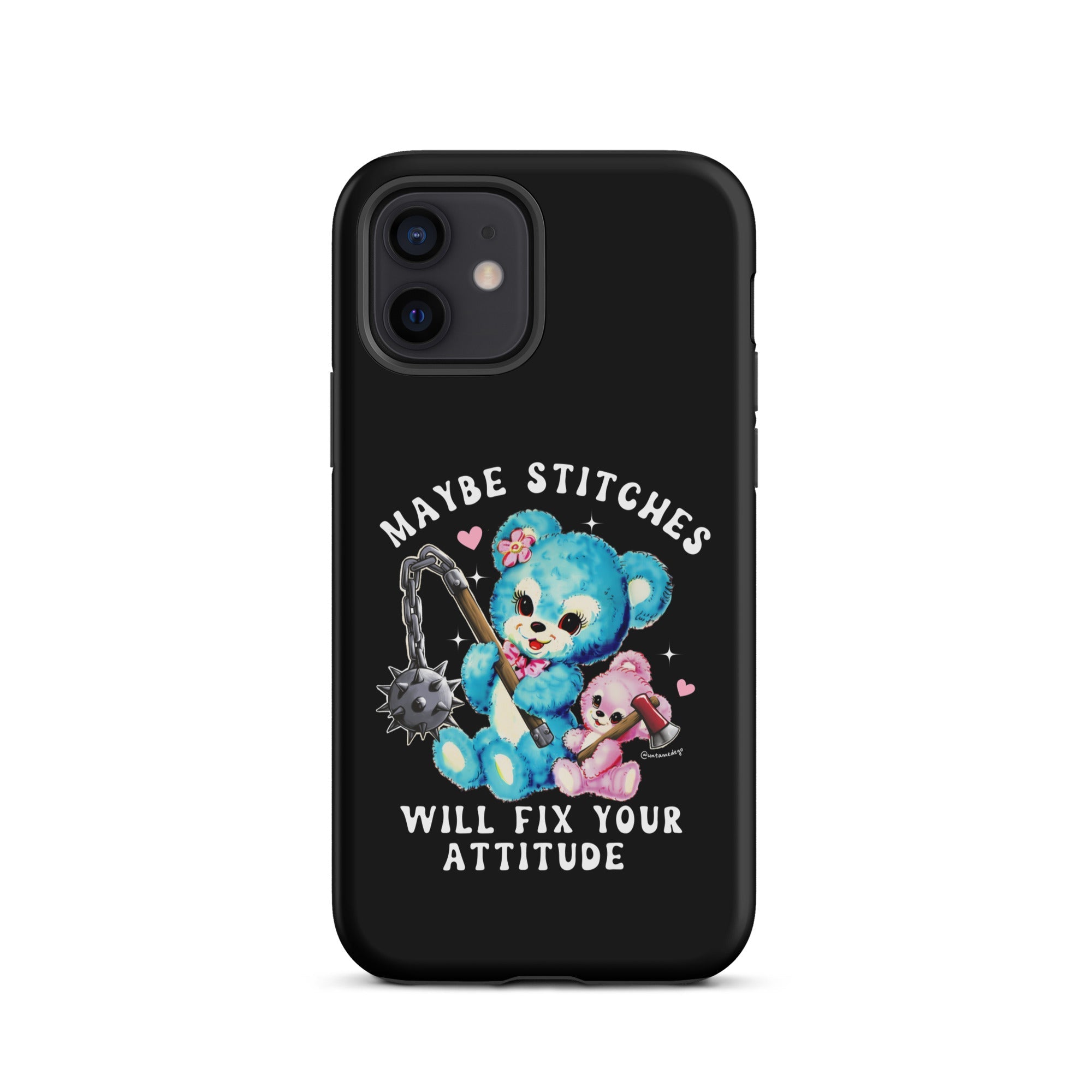 Maybe Stitches Will Fix Your Attitude Tough Case for iPhone® - UntamedEgo LLC.