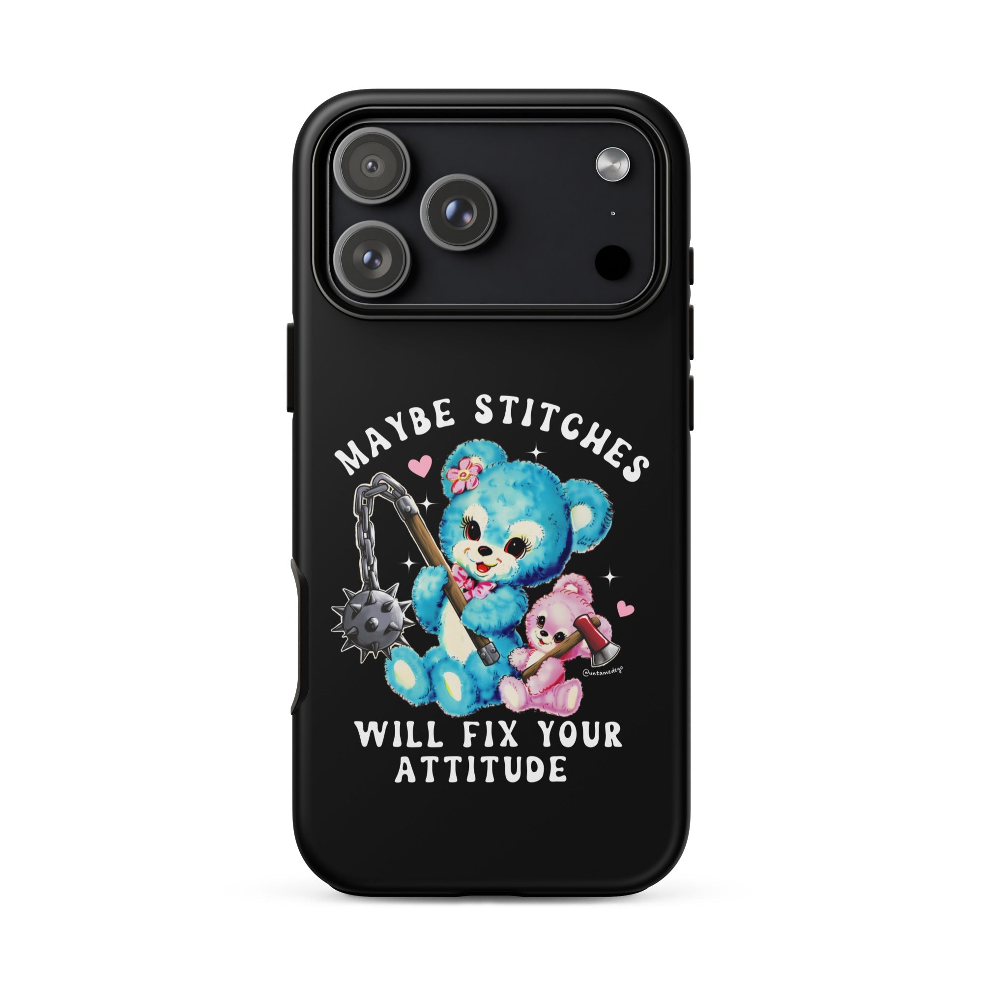 Maybe Stitches Will Fix Your Attitude Tough Case for iPhone® - UntamedEgo LLC.