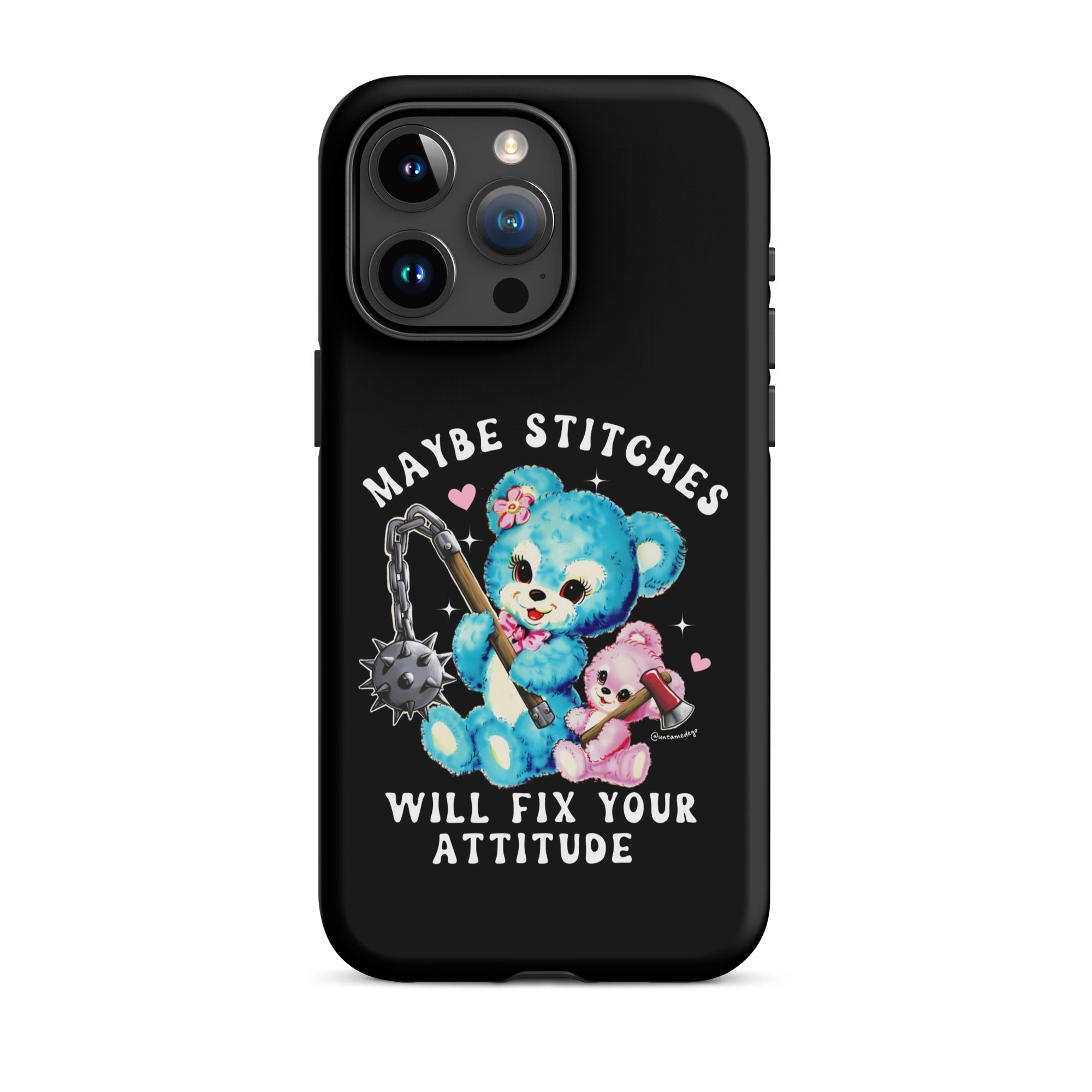 Maybe Stitches Will Fix Your Attitude Tough Case for iPhone® - UntamedEgo LLC.
