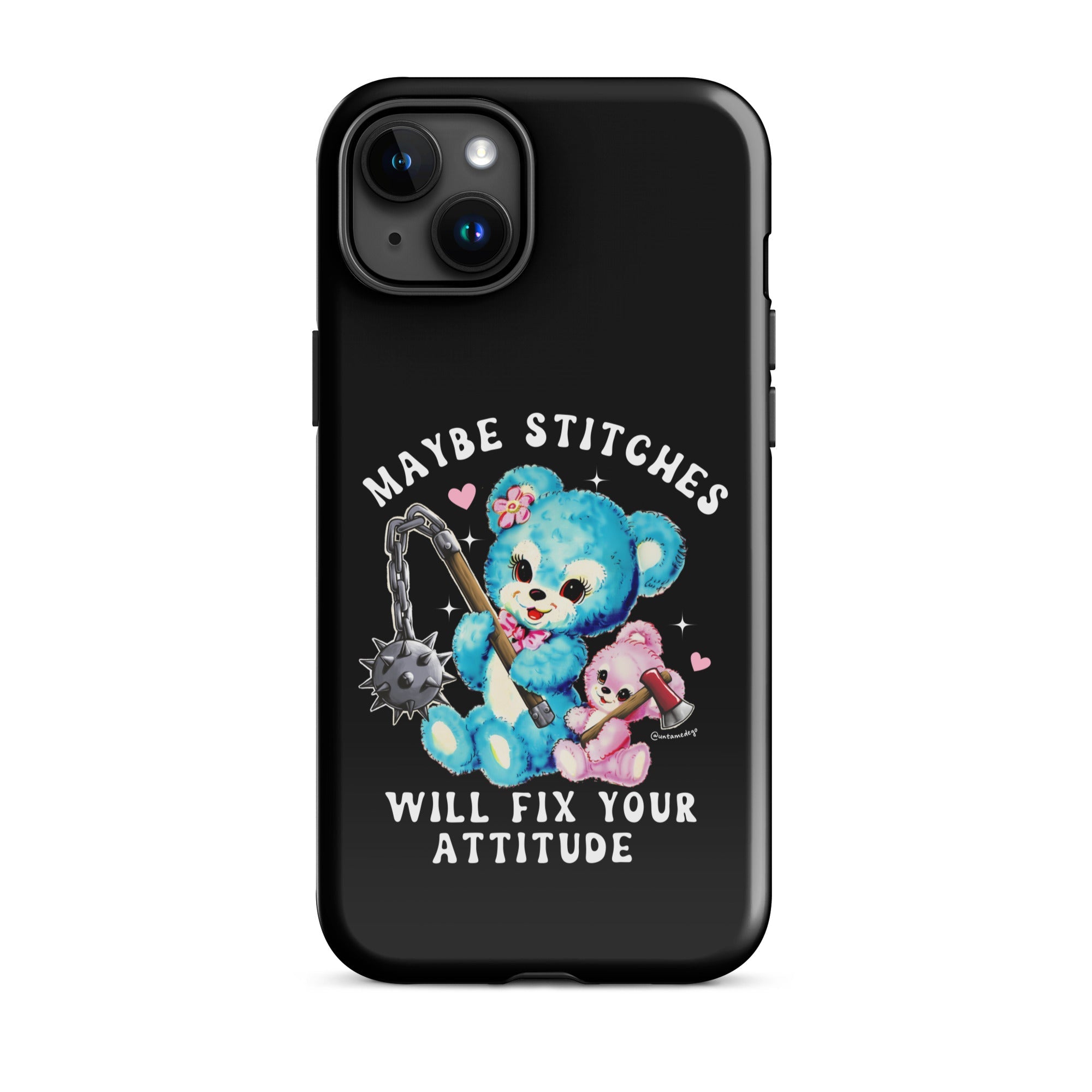 Maybe Stitches Will Fix Your Attitude Tough Case for iPhone® - UntamedEgo LLC.