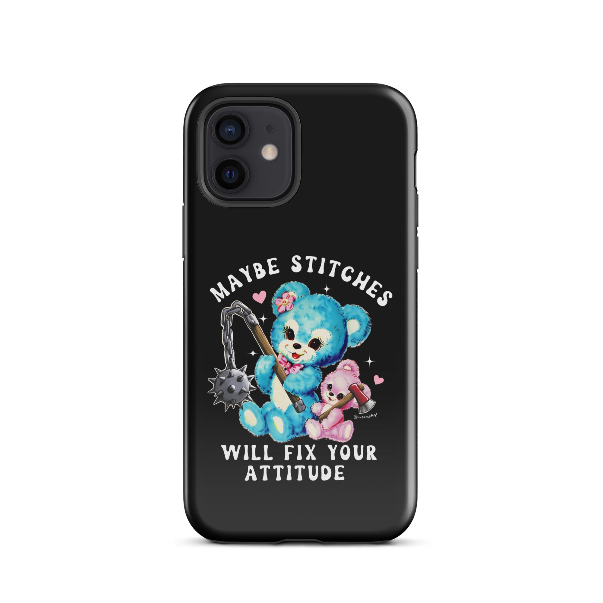 Maybe Stitches Will Fix Your Attitude Tough Case for iPhone® - UntamedEgo LLC.