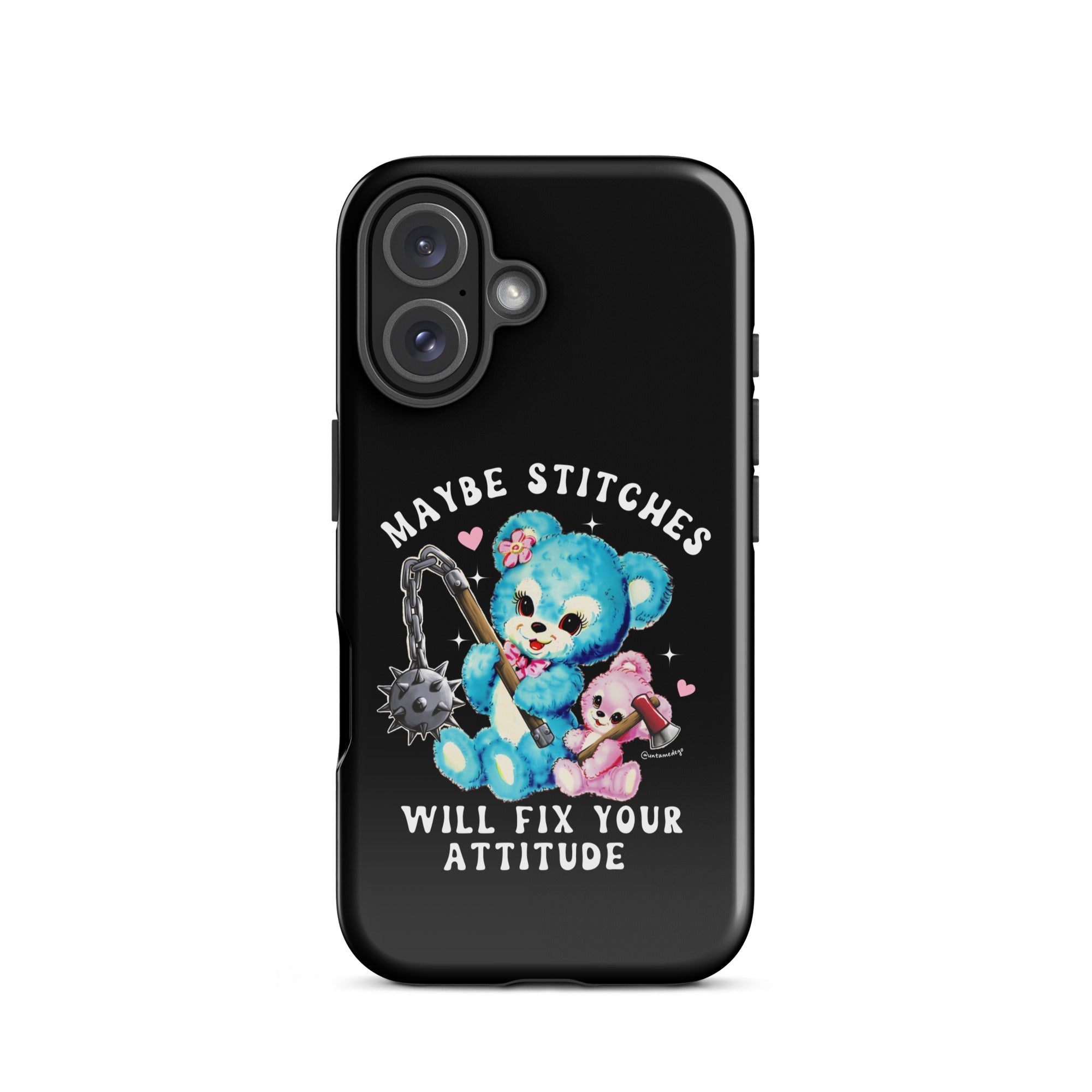 Maybe Stitches Will Fix Your Attitude Tough Case for iPhone® - UntamedEgo LLC.