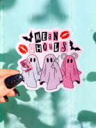Mean Ghouls Funny Glitter Halloween Sticker - UntamedEgo LLC.
