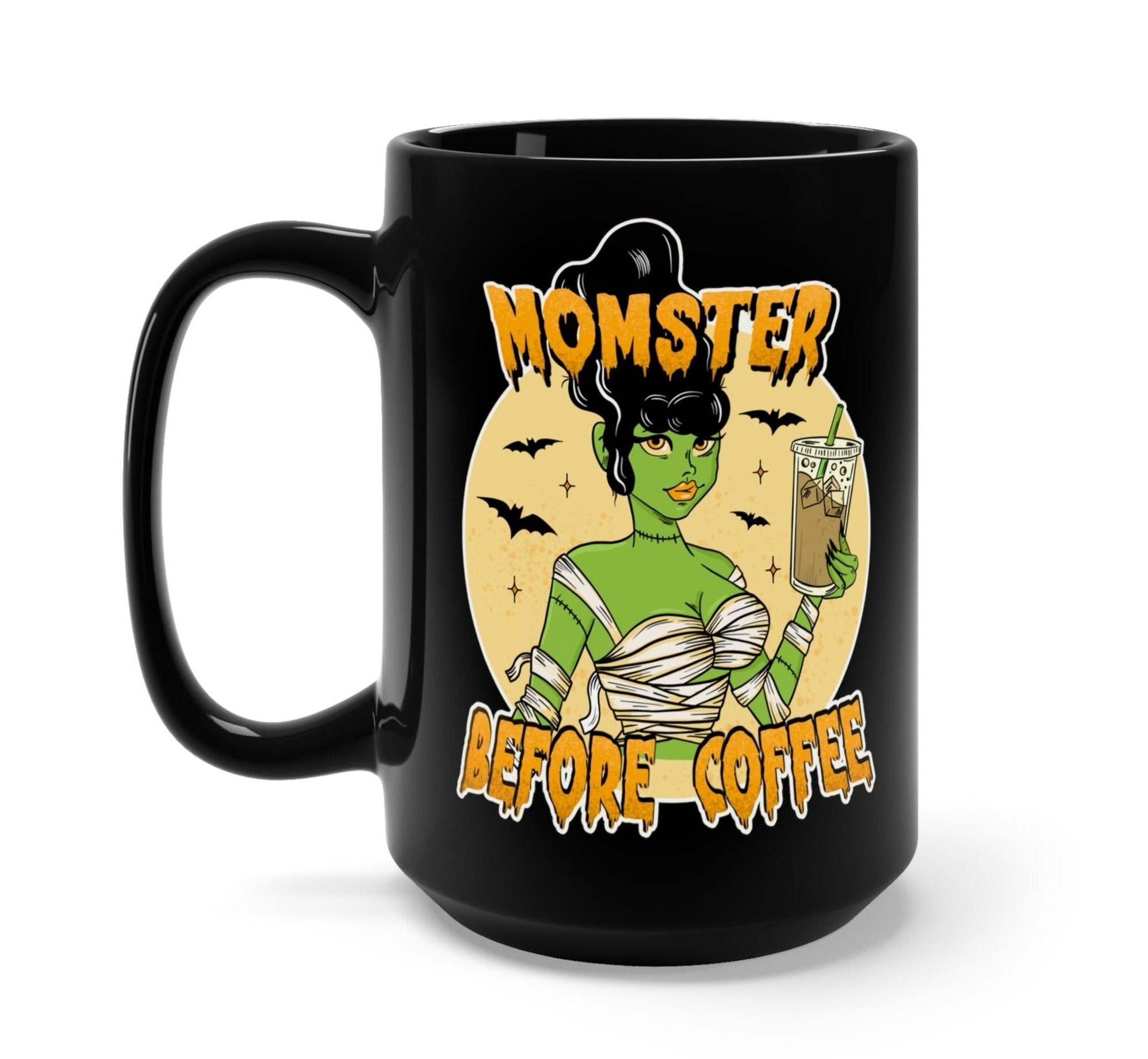 Momster Before Coffee Halloween Mug - UntamedEgo LLC.