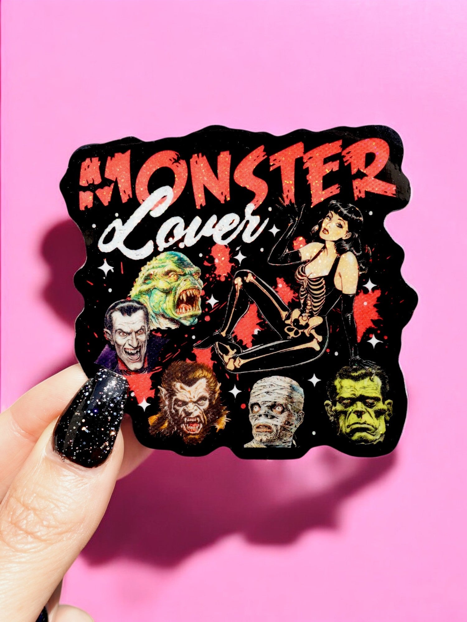 Monster Lover Halloween Sticker - UntamedEgo LLC.