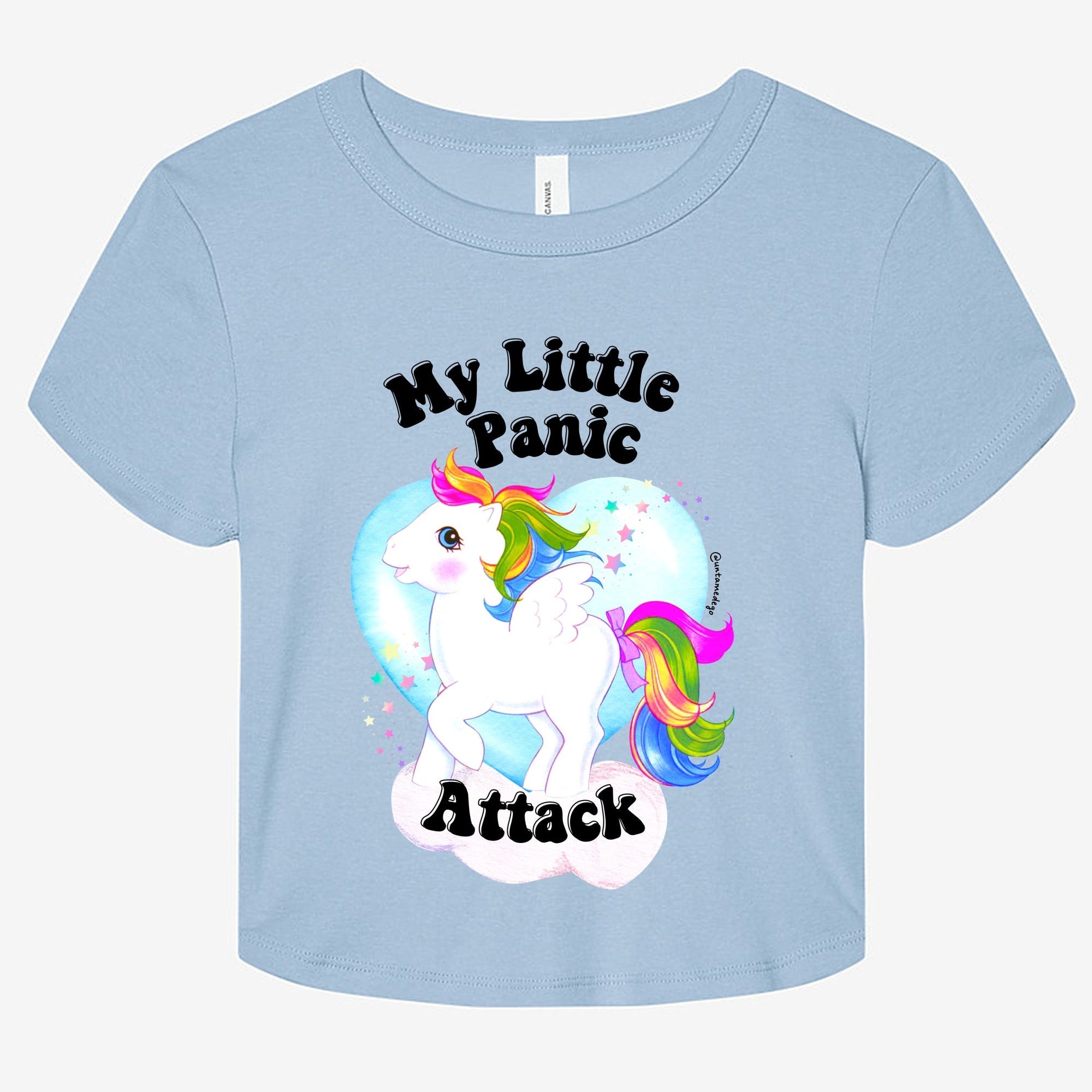 My Little Panic Attack Graphic Baby Tee - UntamedEgo LLC.