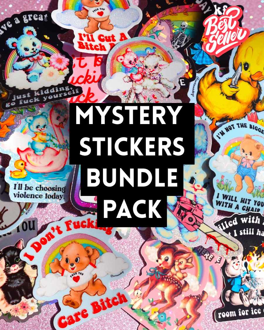 Mystery Unhinged Cute Sticker Pack - UntamedEgo LLC.