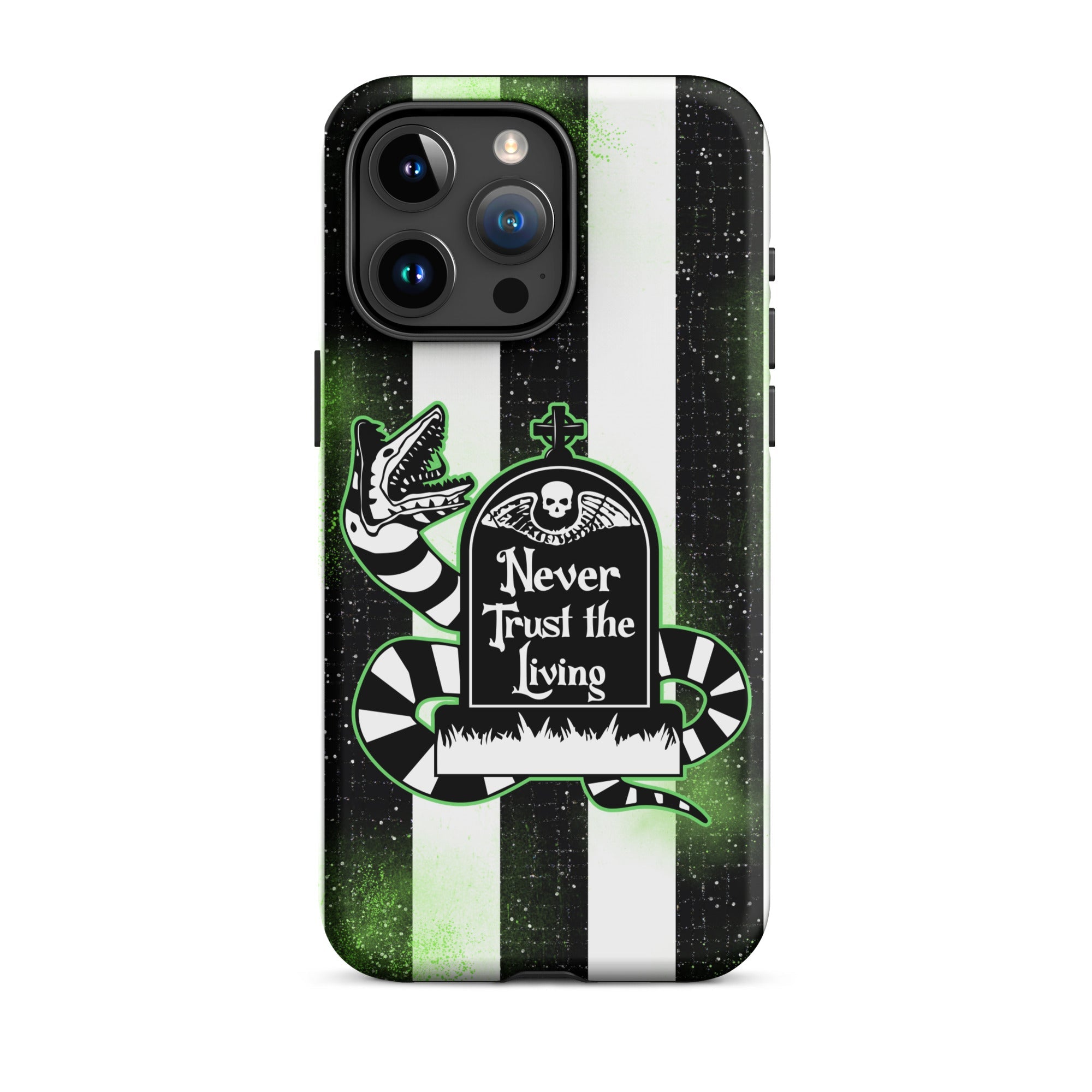 Never Trust The Living Tough Case for iPhone® - UntamedEgo LLC.