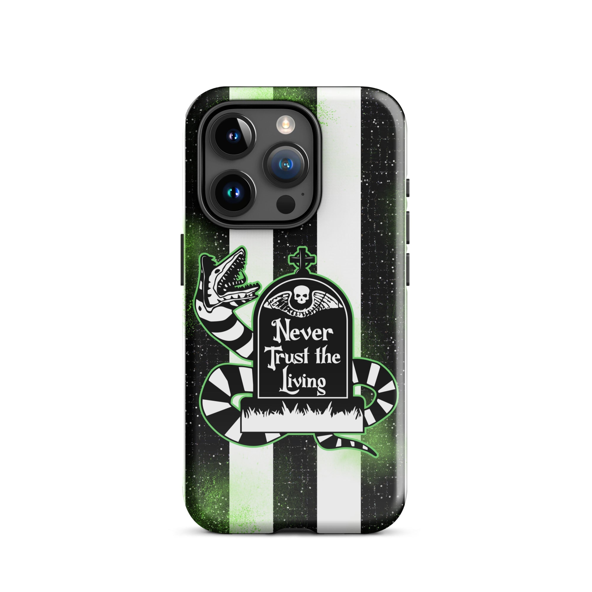 Never Trust The Living Tough Case for iPhone® - UntamedEgo LLC.
