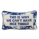 Nice Things Needlepoint Pillow - UntamedEgo LLC.
