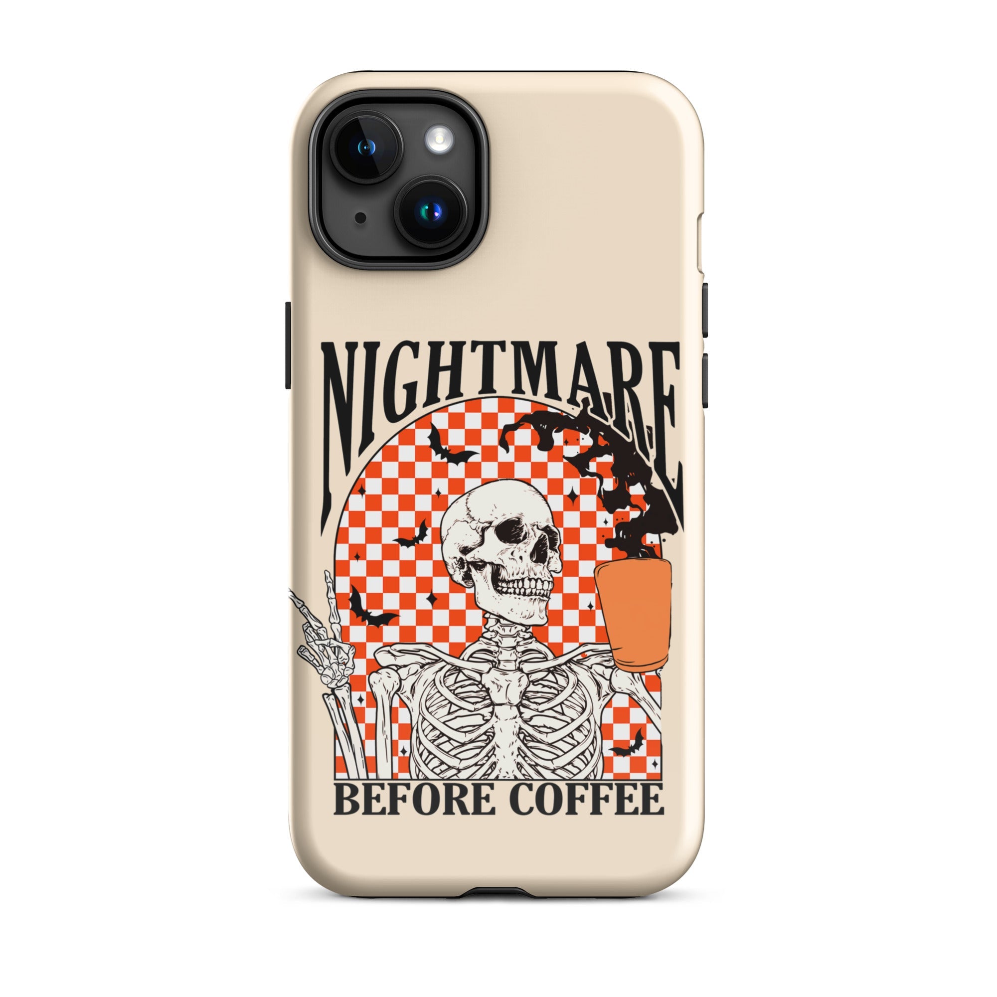 Nightmare Before Coffee Tough Case for iPhone® - UntamedEgo LLC.